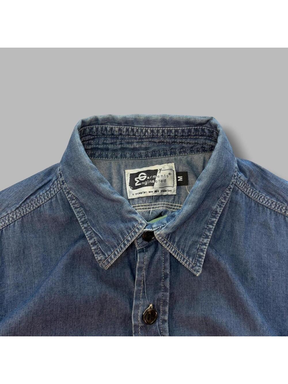 90s Repaired Engineered Garments Button Up - Picture 2 of 4